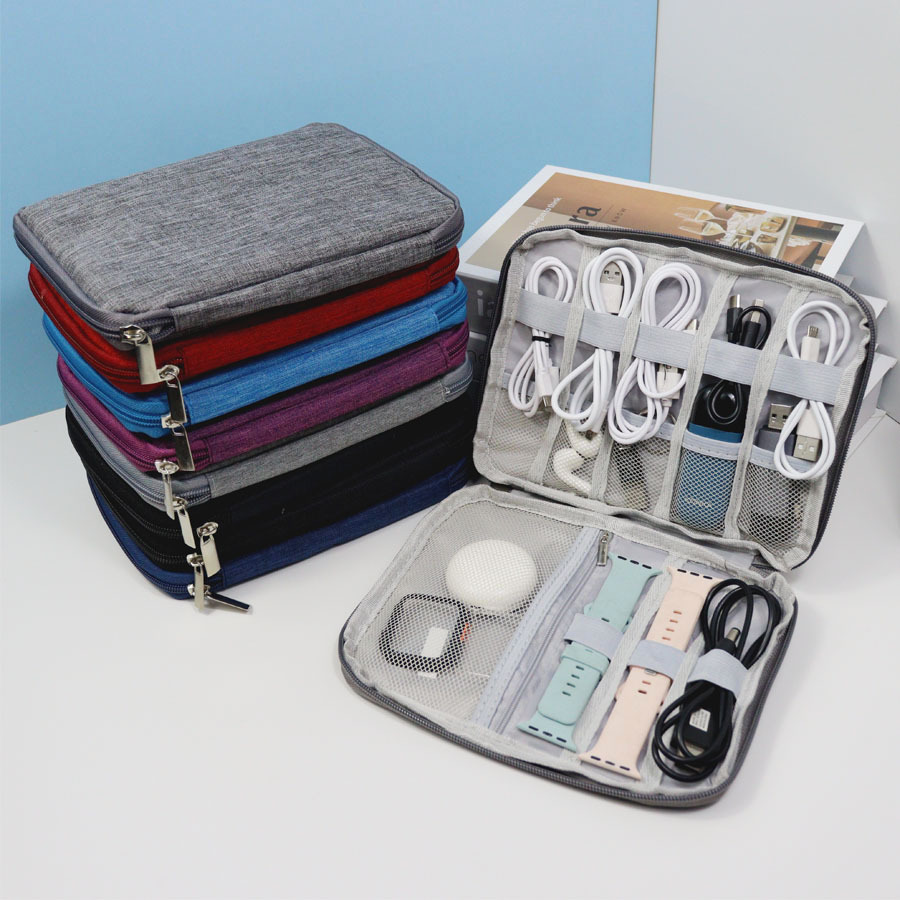1pc Cable Organizer Case Multi - đánh giá và giá Tech Accessories Travel Organizer Pouch