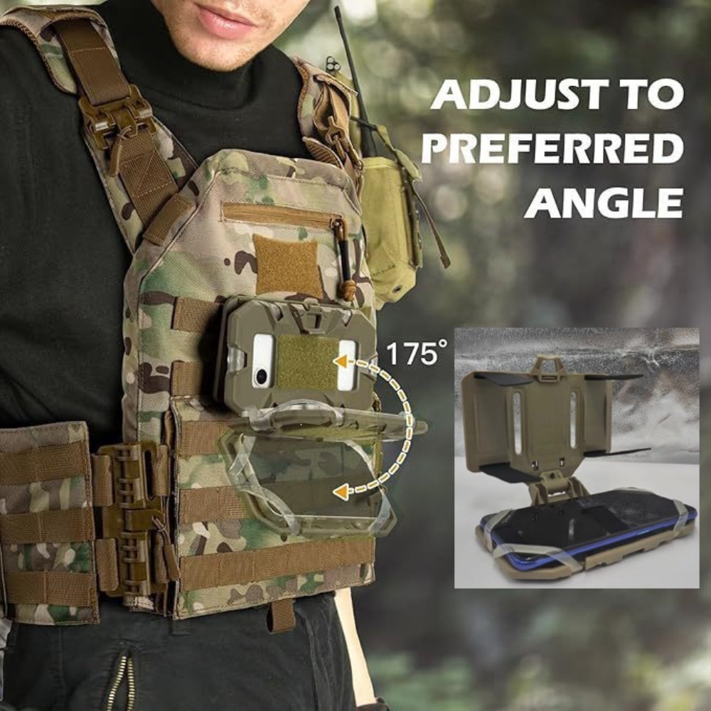 Tactical MOLLE Vest Phone Hold - đánh giá và giá Mobile Tech Accessories