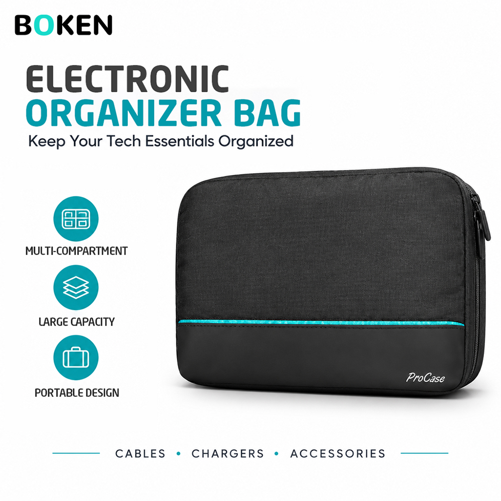 Travel Tech Organizer Bag Elec - đánh giá và giá Tech Accessories Travel Organizer Pouch