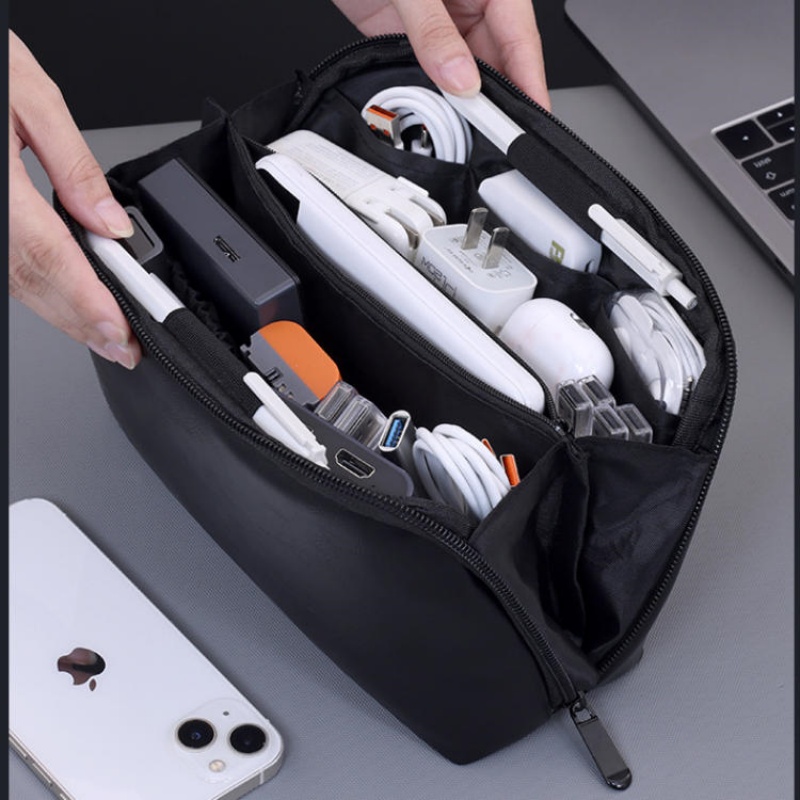 PU Tech Organizer Pouch Travel - đánh giá và giá Tech Accessories Storage