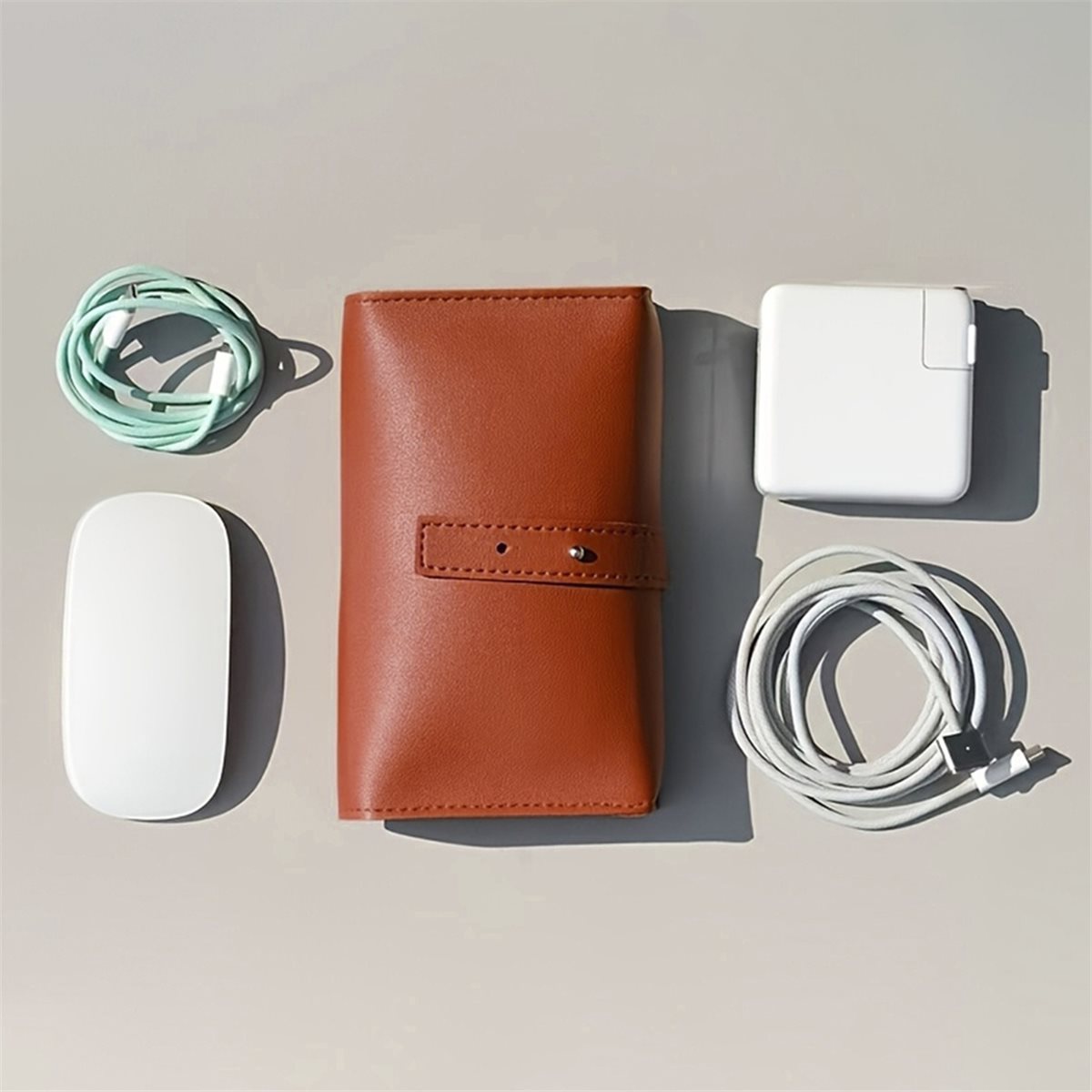 (A94Z] PU Multi-Compartment Or - đánh giá và giá Tech Accessories Storage